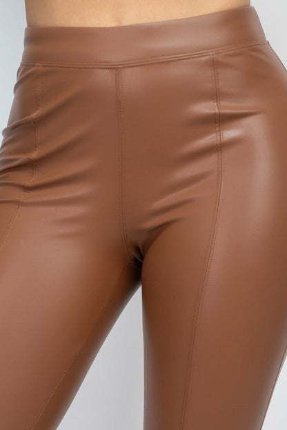 Coco Faux Leather Pants - Offbeat Boutique