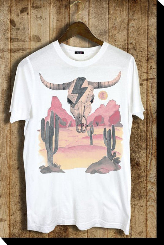 Desert Cactus Graphic T Shirt - Offbeat Boutique
