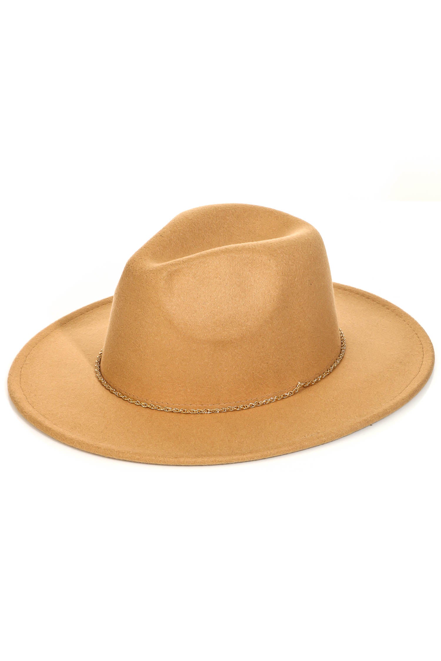 Gold Rope Chain Fedora Hat - Offbeat Boutique