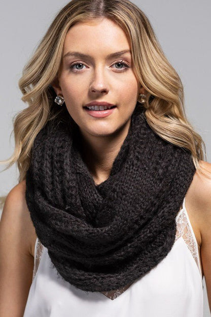 Infinity Knit Scarf - Offbeat Boutique