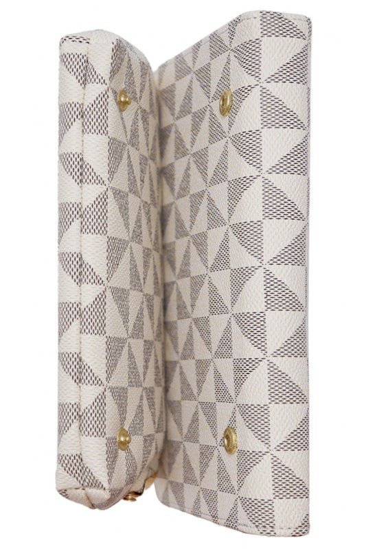 Ivory Triangle Wallet - Offbeat Boutique