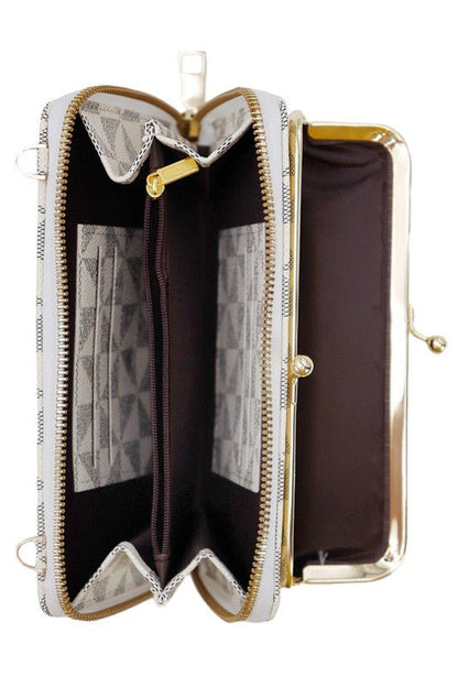 Ivory Triangle Wallet - Offbeat Boutique