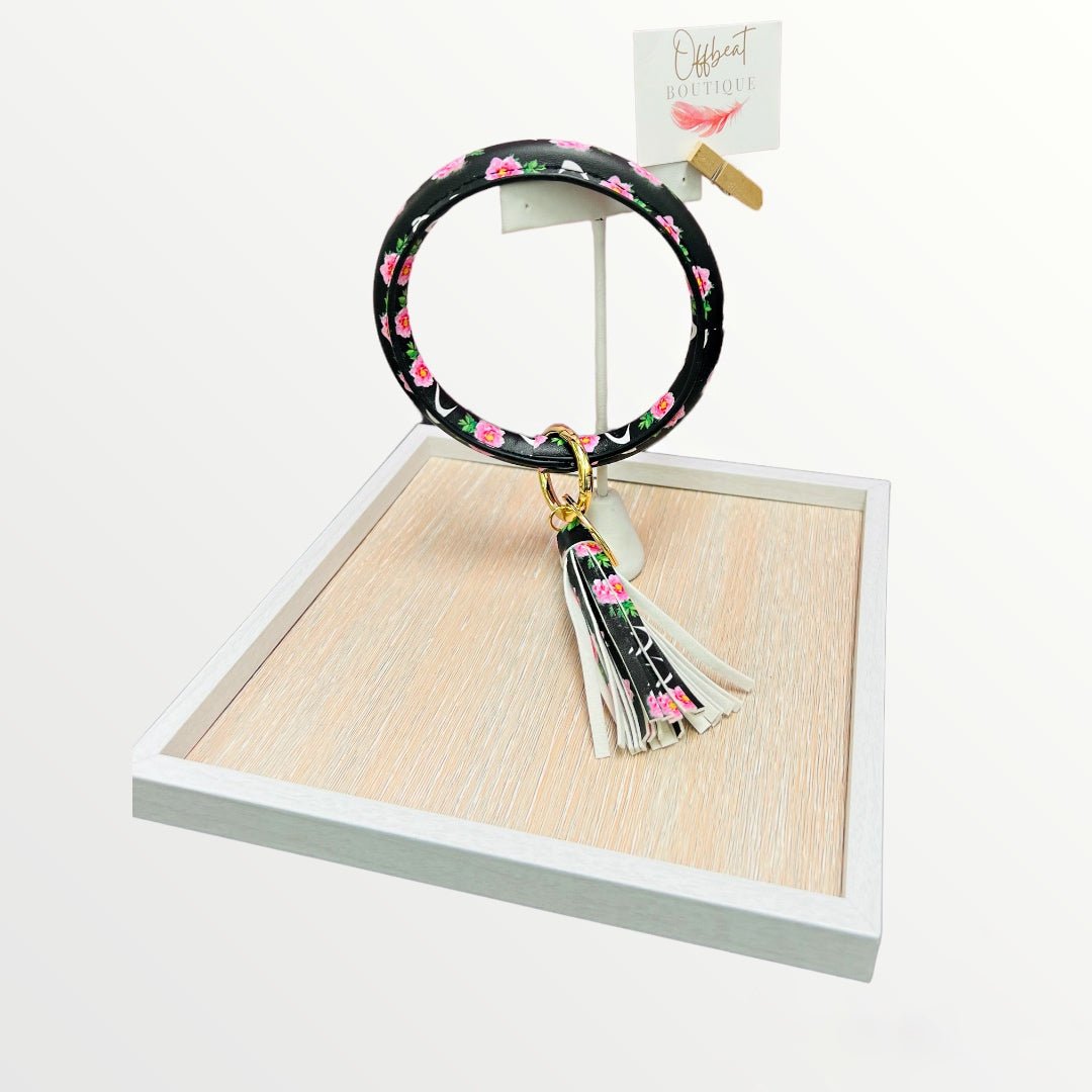 Keychain Tassel Bangle Bracelet - Offbeat Boutique
