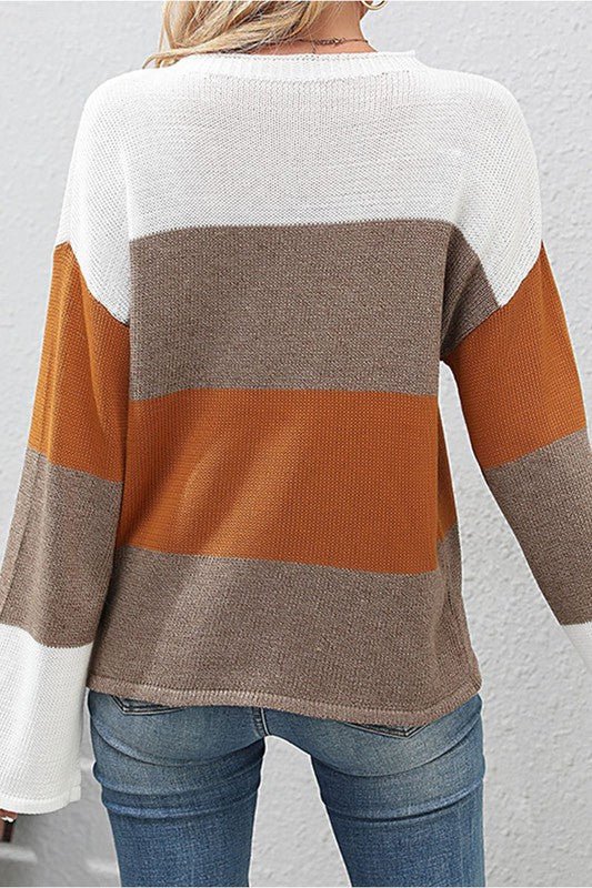 Knitted Casual Sweater - Offbeat Boutique
