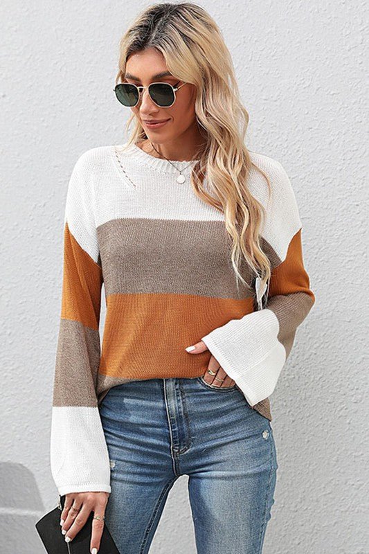 Knitted Casual Sweater - Offbeat Boutique