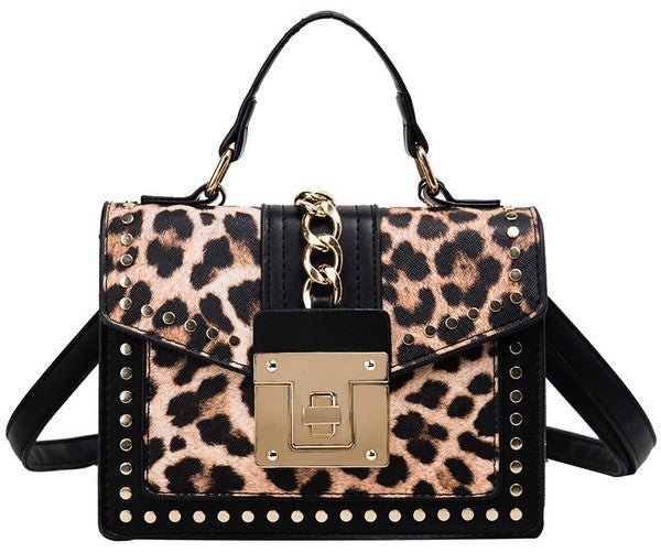 Leopard Handbag Purse - Offbeat Boutique