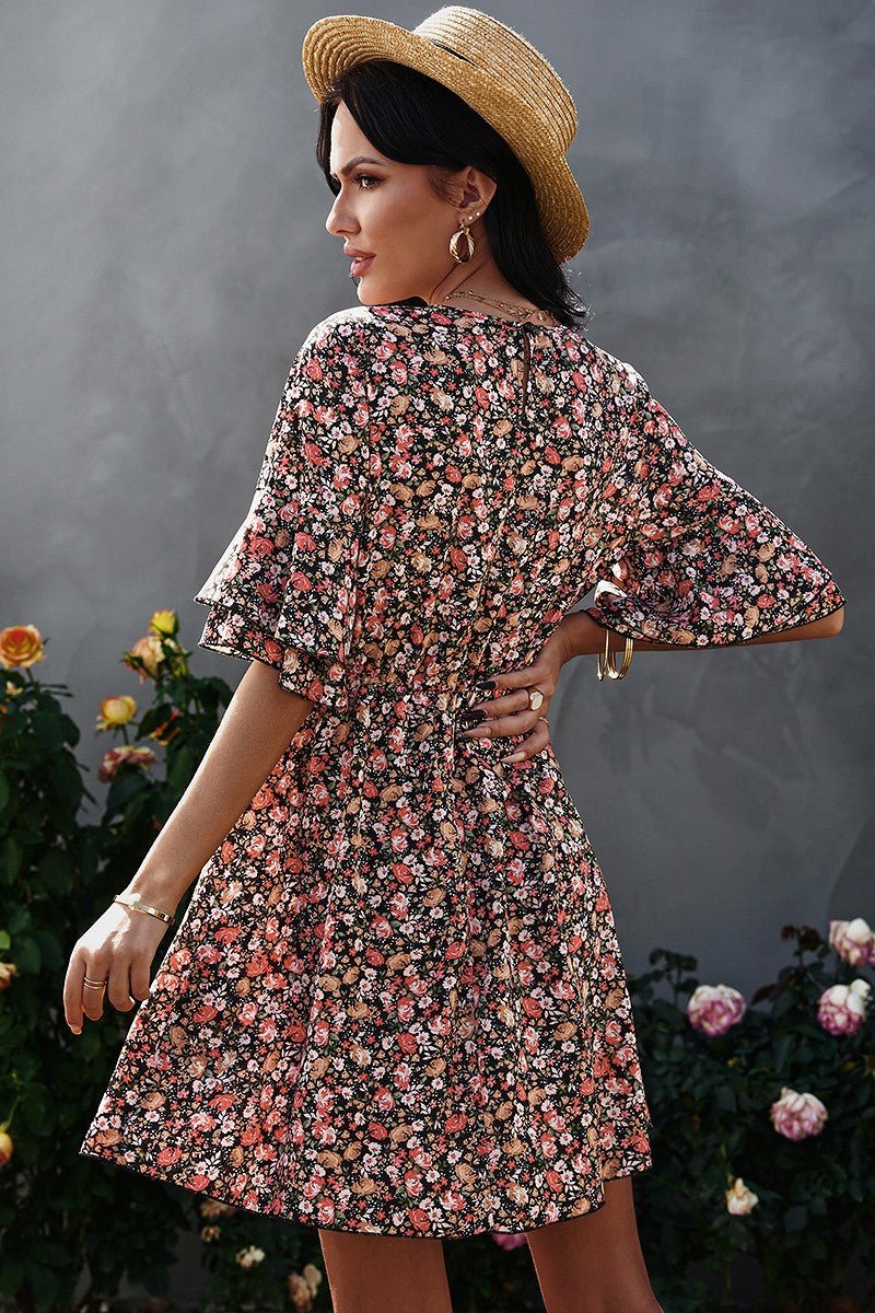 Lily Floral Dress - Offbeat Boutique