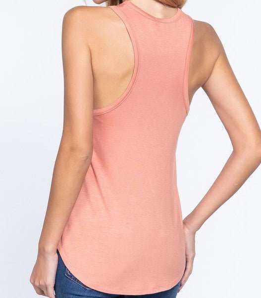 Lux Sleeveless Jersey Top - Offbeat Boutique