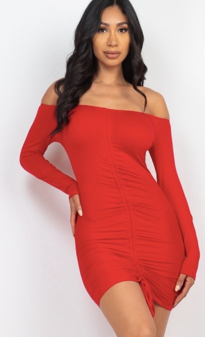 Scarlet Bodycon Dress - Offbeat Boutique
