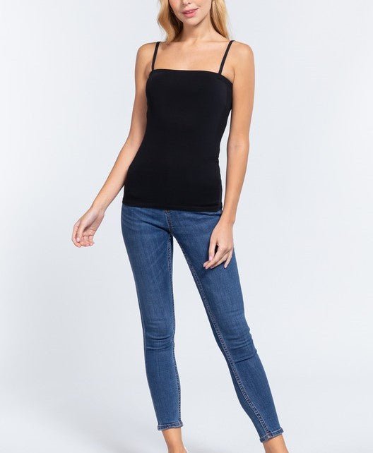 Square Tube Cami Top - Offbeat Boutique