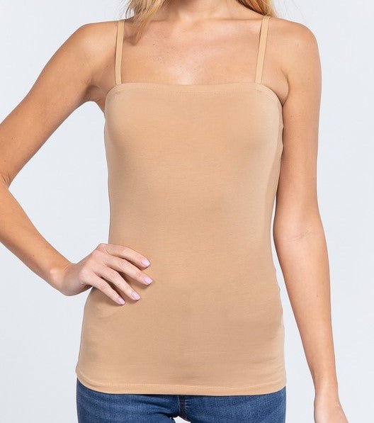 Square Tube Cami Top - Offbeat Boutique
