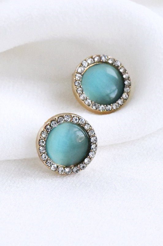 Turquoise Stud Earrings - Offbeat Boutique