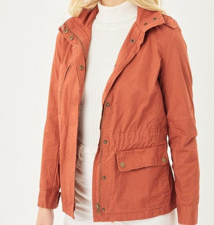 Winter Jacket Rust - Offbeat Boutique